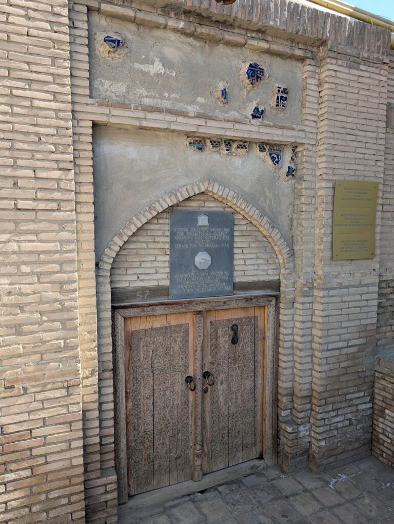 Eshoni Pir Madrasa: An Islamic Educational Institution in Bukhara