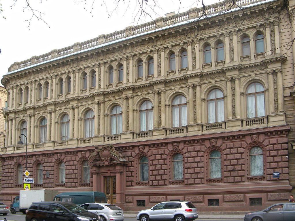 Palace of Grand Duke Mikhail Mikhailovich: A Neo-Renaissance Residence in Saint Petersburg 1 Palace of Grand Duke Mikhail Mikhailovich