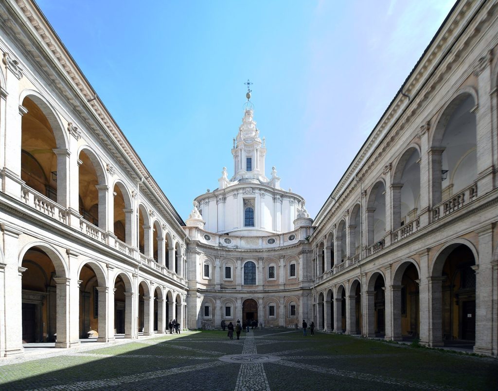 Sant'Ivo alla Sapienza: The University Church in Rome 1 Sant'Ivo alla Sapienza