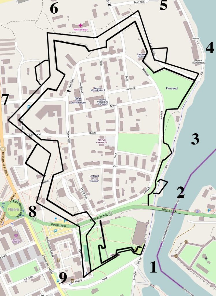 Narva Fortress: Estonia’s Strategic River Frontier 2 Narva Fortress
