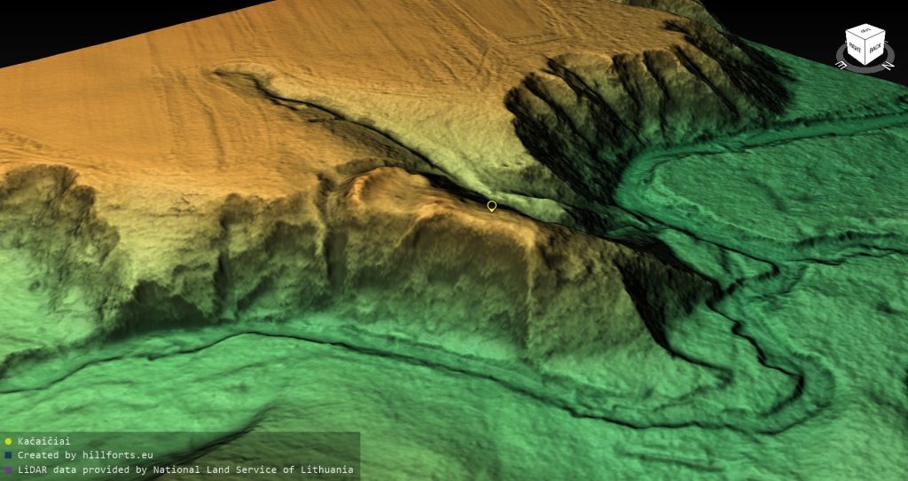 Kačaičių piliakalnis: A Fortified Hillfort in Lithuania 2 Kačaičių piliakalnis