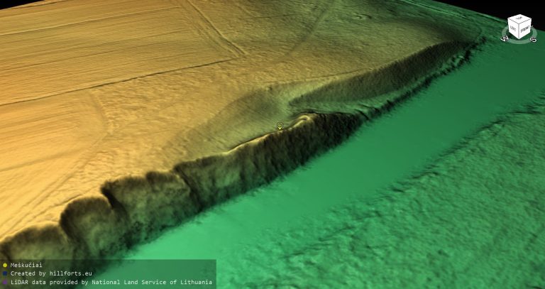 Meškučiai 1st Hillfort: A Fortified Settlement in Lithuania