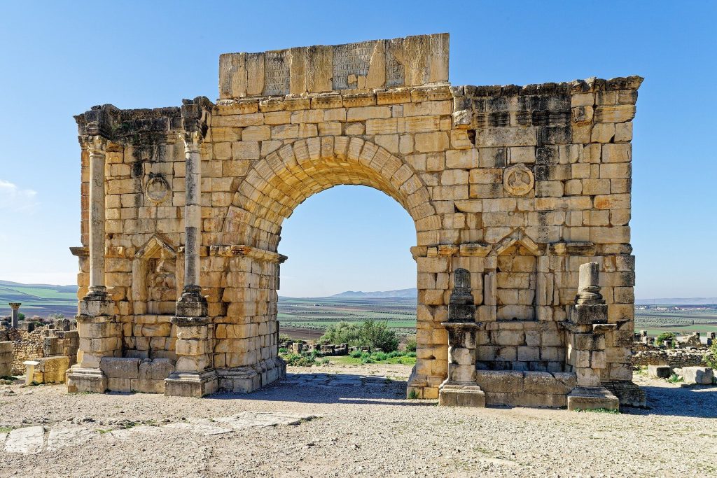 Arch of Caracalla: A Roman Commemorative Gateway at Volubilis 2 Arch of Caracalla