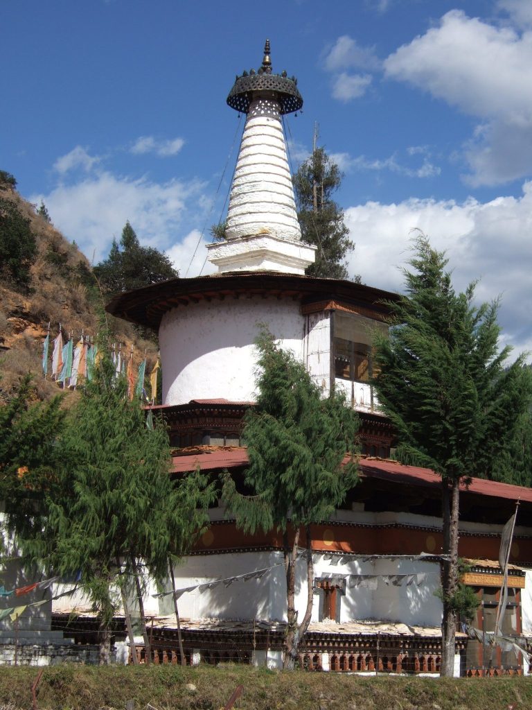 Jangtsa Dumtseg Lhakhang: A Chorten-Form Buddhist Monastery in Paro, Bhutan