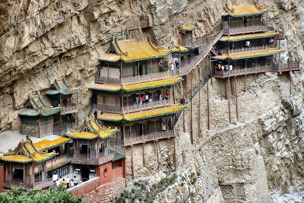 Xuankong Temple: A Cliffside Temple of the Three Teachings 1 Xuankong Temple