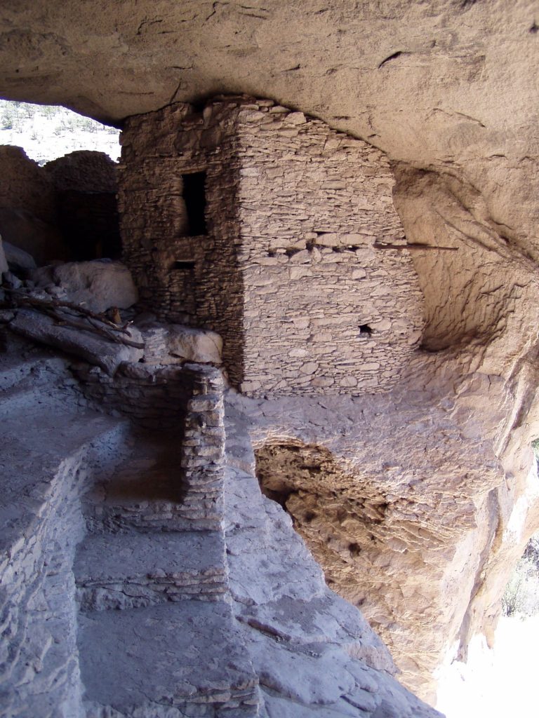 Gila Cliff Dwellings National Monument: Mogollon Cliff Dwellings in New Mexico 4 Gila Cliff Dwellings National Monument