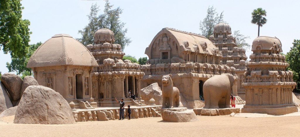 Pancha Rathas: Pallava Monolithic Temple Models at Mahabalipuram 1 Pancha Rathas