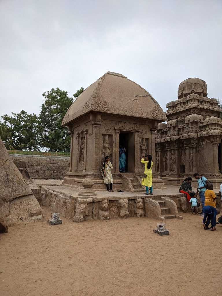 Pancha Rathas: Pallava Monolithic Temple Models at Mahabalipuram 4 Pancha Rathas