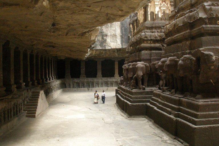 Ellora Caves: A Rock-Cut Buddhist, Hindu, and Jain Religious Complex in India