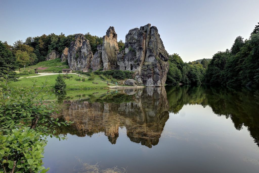 Externsteine: A Sandstone Formation and Medieval Christian Site in Germany 2 Externsteine