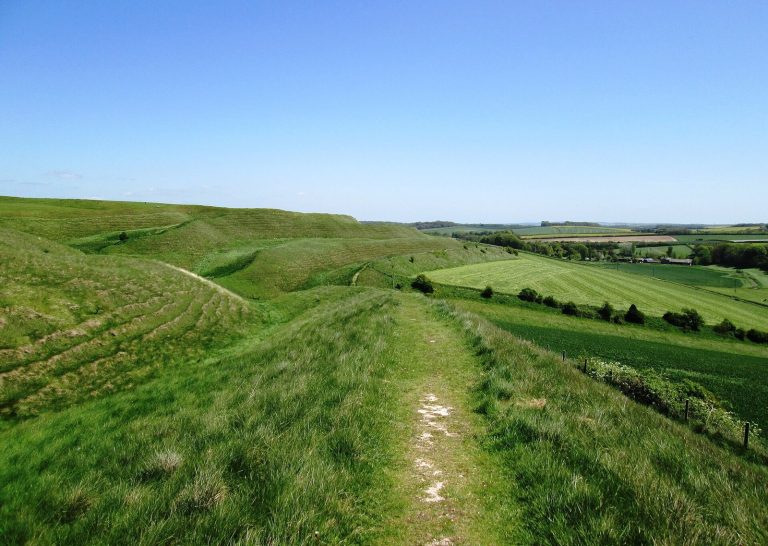 Maiden Castle: A Prehistoric Hillfort near Dorchester
