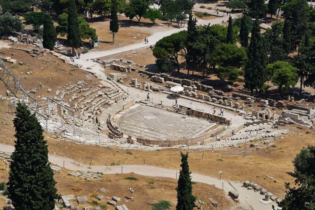 Theatre of Dionysus: An Ancient Greek Dramatic Venue in Athens 1 Theatre of Dionysus