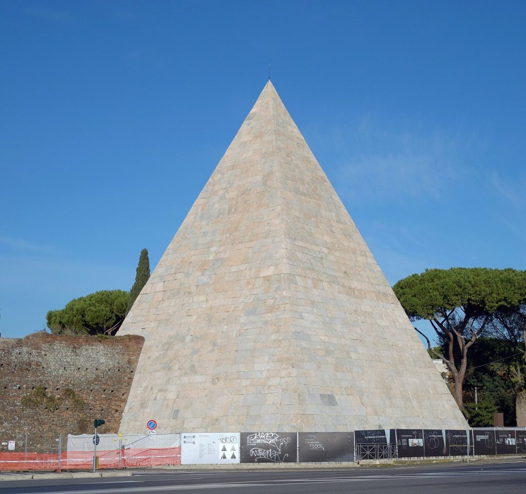 Pyramid of Cestius: A Roman Tomb in Rome 2 Pyramid of Cestius