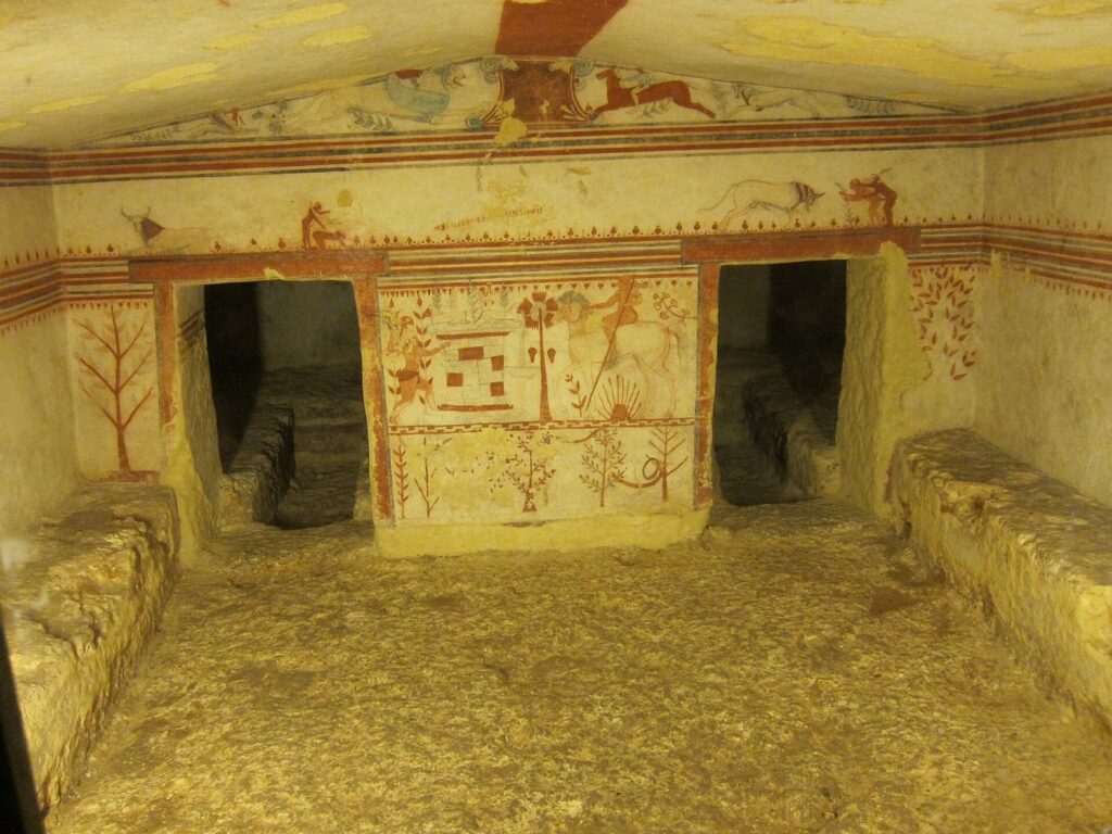 Necropolis of Monterozzi: The Etruscan Cemetery of Tarquinia 1 Necropolis of Monterozzi