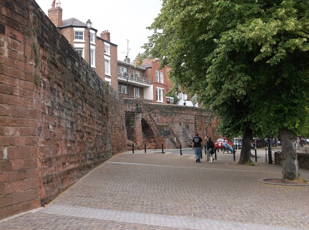 Chester City Walls: Roman and Medieval Defenses 1 Chester city walls