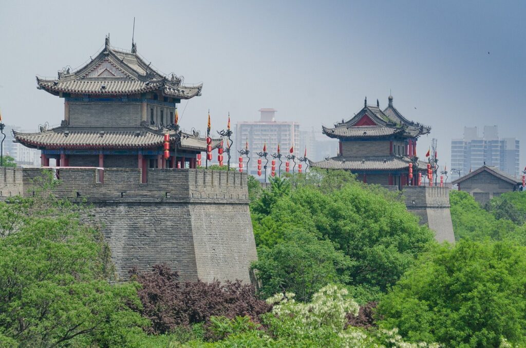 Fortifications of Xi’an: The Ming City Wall of China 2 Fortifications of Xi'an