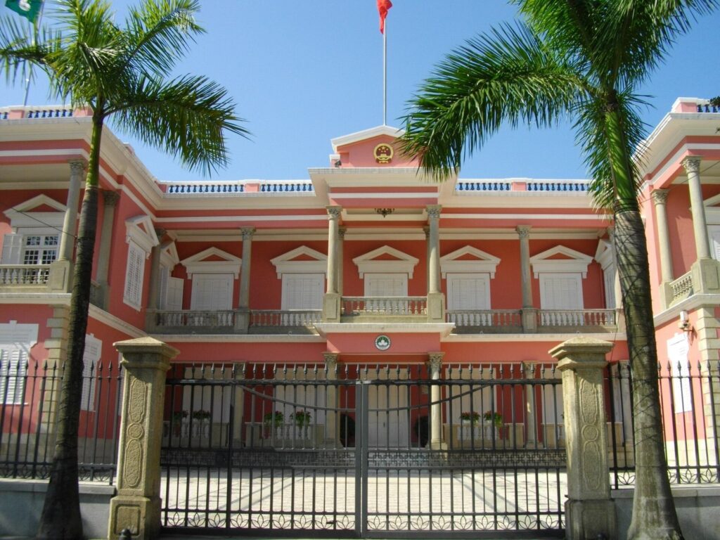 Macau Government Headquarters: Office of the Chief Executive 1 Macau Government Headquarters