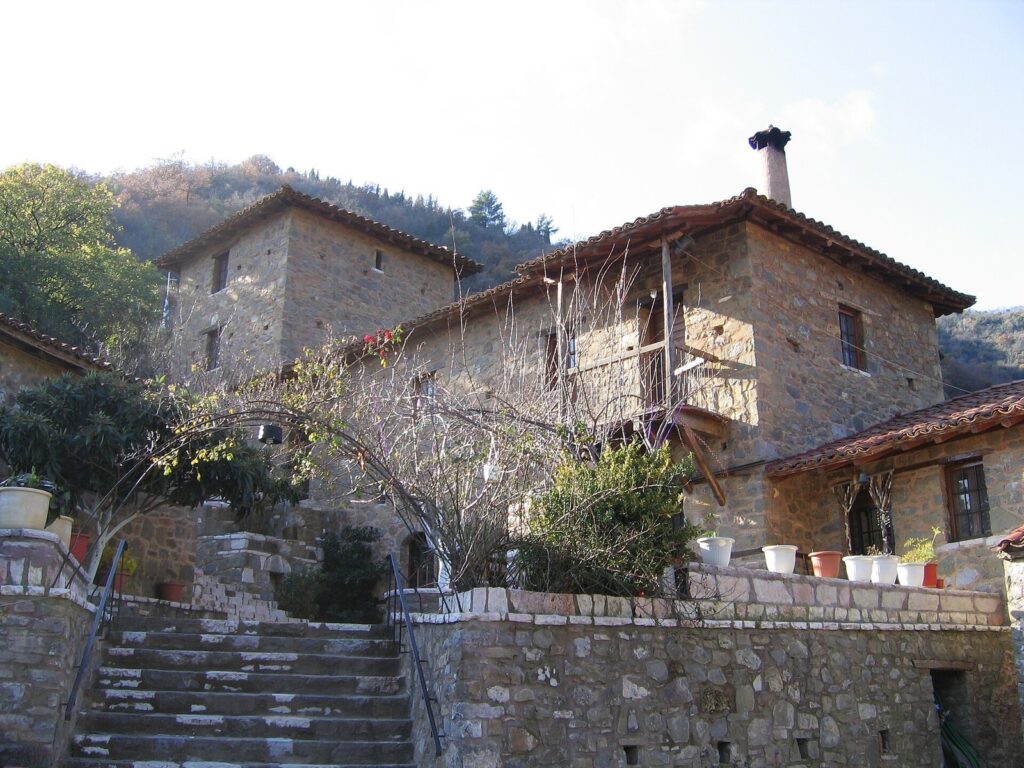 Filosofou Monastery: Old and New Monastic Complexes in Greece 2 Filosofou Monastery