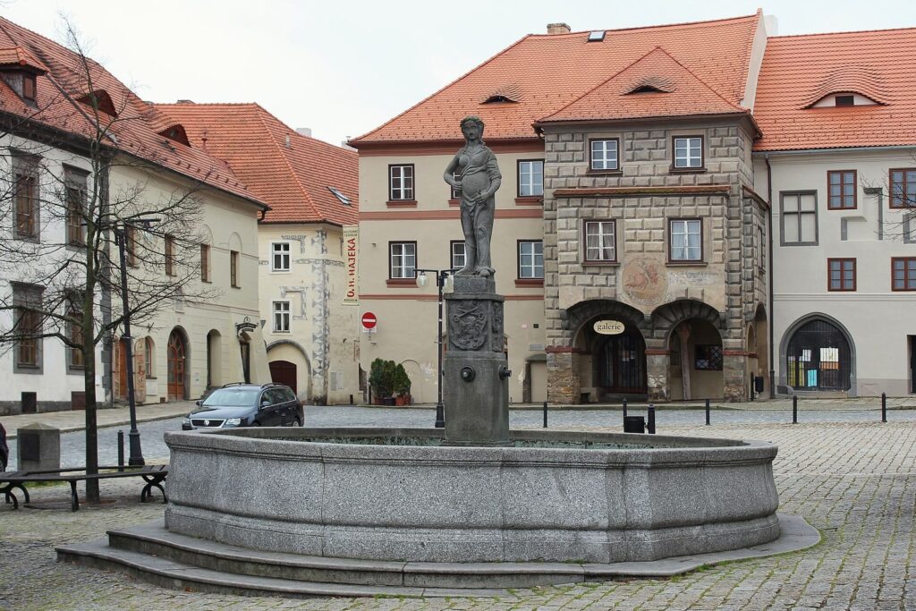 Fountain at Velké náměstí